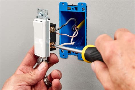 how to install a single pole light switch