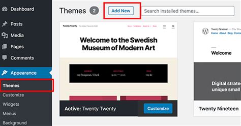 how to install a theme in wordpress
