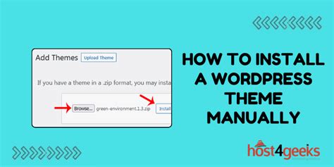how to install a theme in wordpress manually