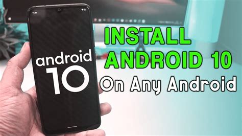 how to install android 10