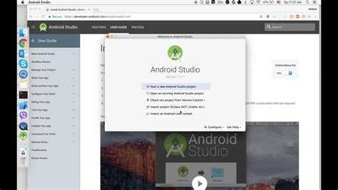 how to install android emulator on macbook'