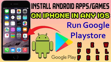 how to install android games on ios