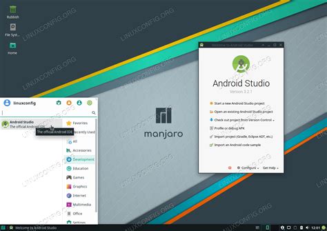 how to install android studio on manjaro linux