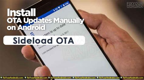 how to install android update manually