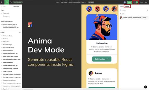 how to install anima plugin in figma