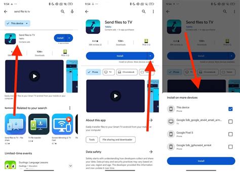 how to install app on android tv from phone
