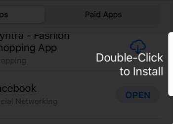 how to install app with double click