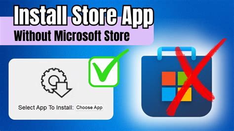 how to install app without microsoft store