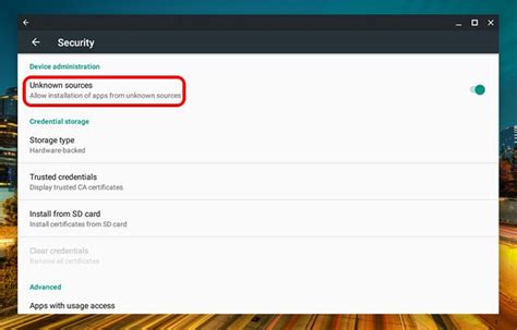 how to install apps from unknown sources on chromebook
