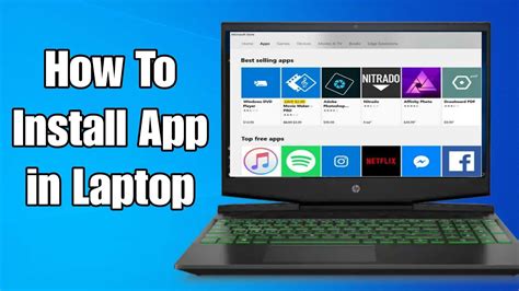 how to install apps on hp computer
