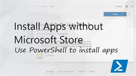 how to install apps on windows 10 without store