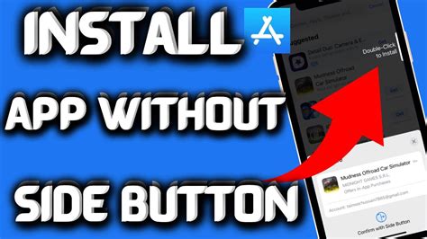 how to install apps without side button