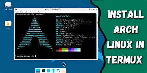 how to install arch linux on termux
