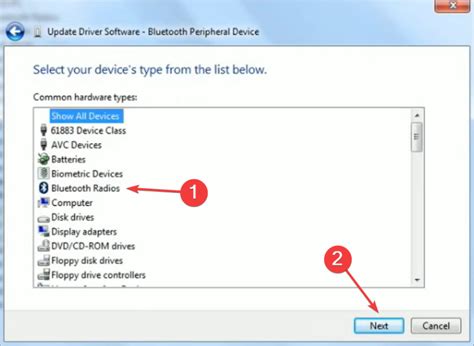 how to install bluetooth peripheral device for windows 7