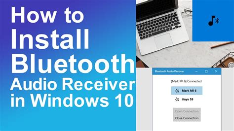 how to install bluetooth receiver in pc