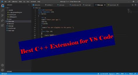 how to install c++ extension in visual studio code