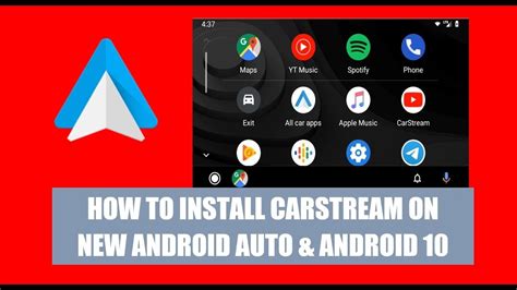 how to install carstream on the new android auto