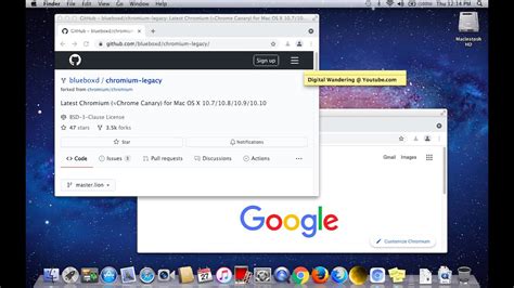 how to install chromium legacy on mac