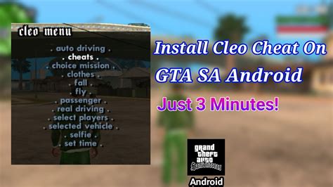 how to install cleo scripts in gta sa android