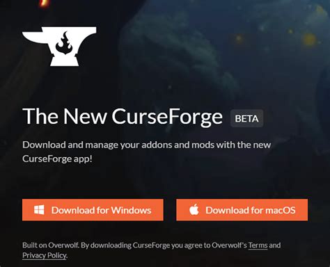 how to install curseforge on macbook