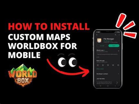 how to install custom maps worldbox