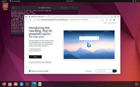 how to install edge on linux