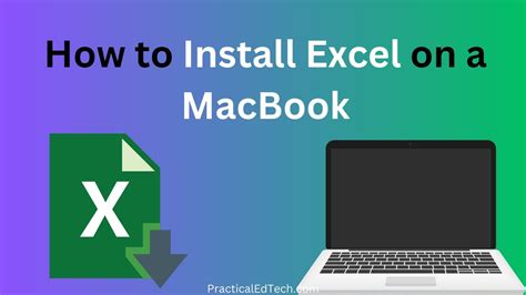 how to install excel on macbook for free