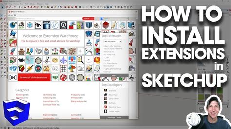 how to install extension in sketchup