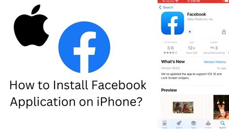 how to install facebook in iphone 13