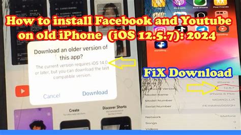 how to install facebook on ios 12.5 5