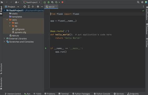 how to install flask module in pycharm