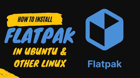 how to install flatpak apps on arch linux
