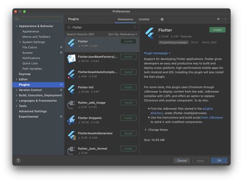 how to install flutter in android studio