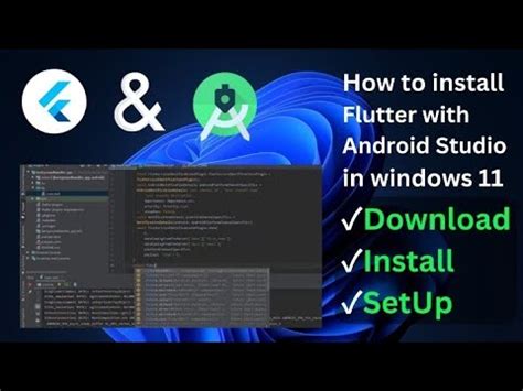 how to install flutter in android studio in windows 10
