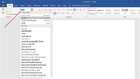 how to install font in ms word