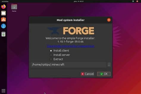 how to install forge on linux server