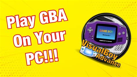 how to install gba emulator on pc