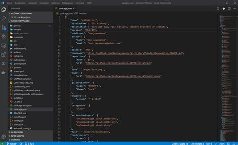 how to install git history in visual studio code