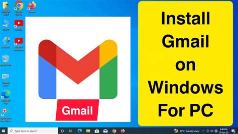 how to install gmail on windows 10