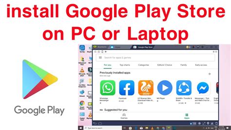 how to install google play apps on computer
