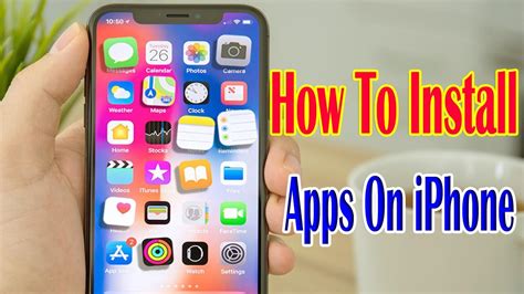 how to install ios app on iphone