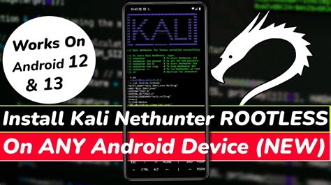 how to install kali linux on android phone