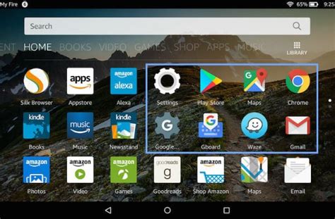 how to install kindle app on android tablet
