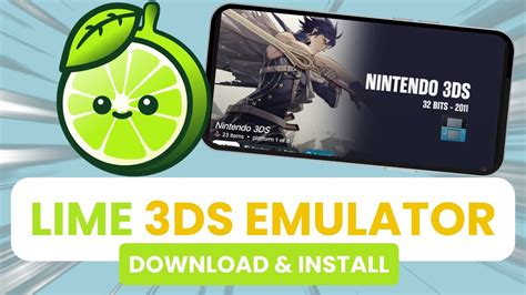 how to install lime 3ds emulator on android