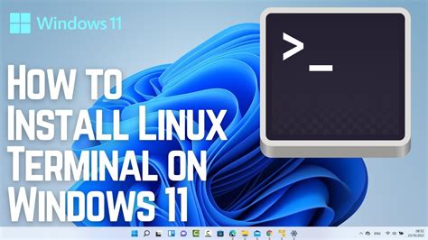 how to install linux on windows 11 pc