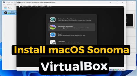 how to install macos sonoma on virtualbox windows 11