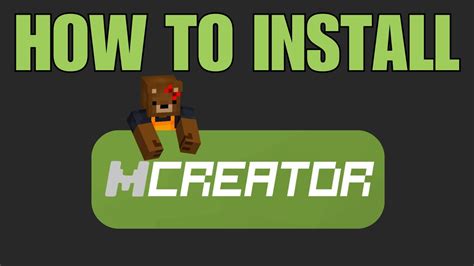 how to install mcreator