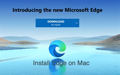 how to install microsoft edge in macbook