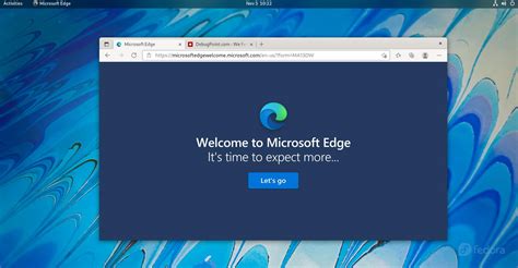 how to install microsoft edge on fedora linux