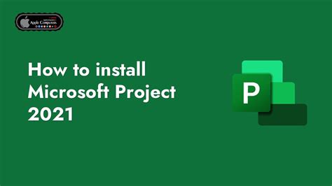 how to install microsoft project 2021